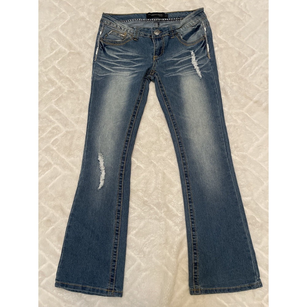 TwentyOne Black by Rue21 Jeans Womens Size 5/6 Short Low Rise Bootcut